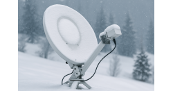 Enteisung für Satellitenantennen