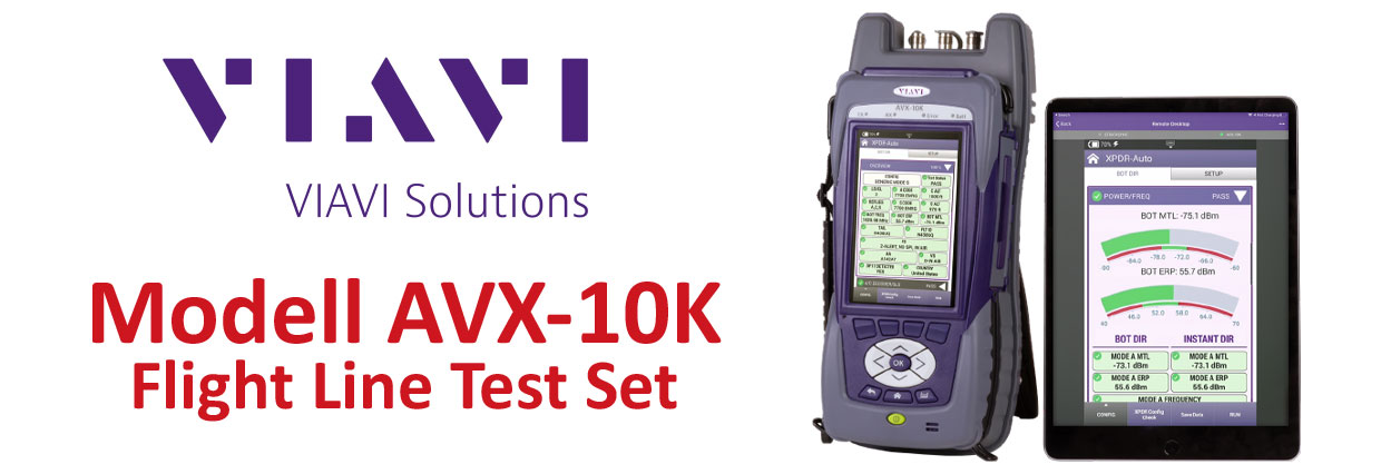VIAVI AVX-10K Flight Line Test Set: Der neue Standard für Flight Line Tests