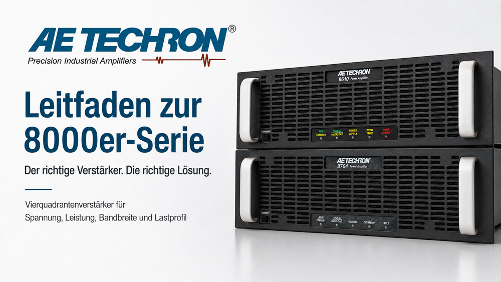 AE Techron 8000er-Serie im technischen Überblick
