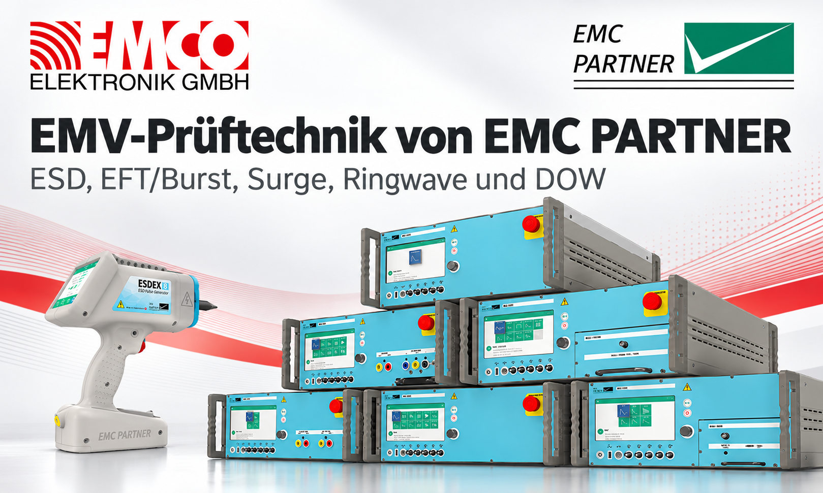 EMC PARTNER: Modulare EMV-Prüftechnik für Störfestigkeitstests