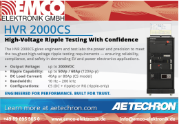 HVR 2000CS – Hochspannungs-Ripple-Tests mit Vertrauen